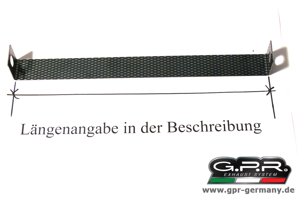 GPR Schalldämpfer Auspuffschelle mit Unterleggummi 33 cm